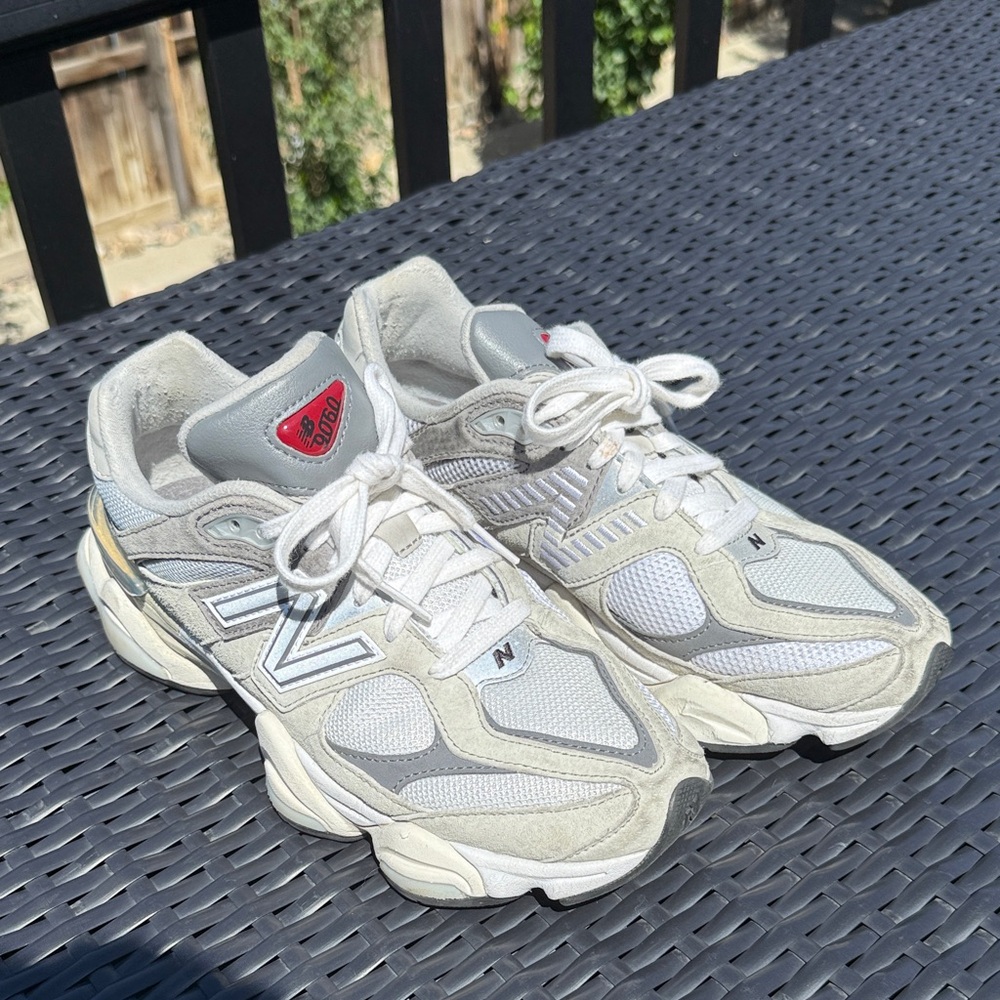 New Balance Women's White Gray Sneakers